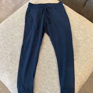 Free People FP Movement Sunny Skinny Sweatpants in Navy-Size Medium